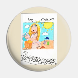 Toy Chica Summer Pin