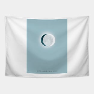 White Eclipse - Blue Moon Tapestry