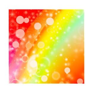 Sparkling rainbow background T-Shirt