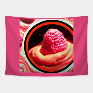 Raspberry Sorbet abstract Tapestry