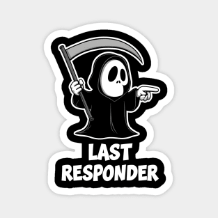 Cute Grim Reaper, Funny Dark Humor Magnet