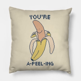 You're A-peel-ing! 8-Bit Pixel Art Banana Pillow