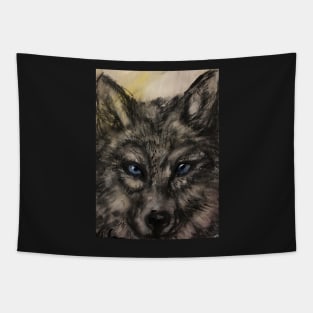 Young Wolf Tapestry