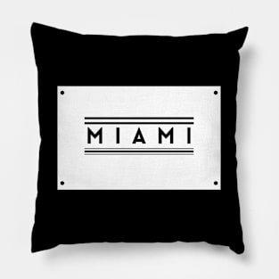 Made In Miami Pillow