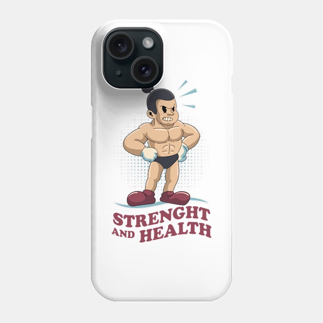 Beast Mode Bodybuilder Phone Case by milatees