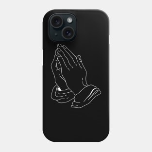 praying hands Phone Case