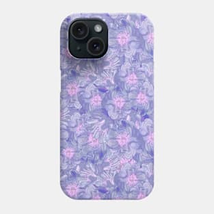 Peonies in Purple Repeating Design Phone Case