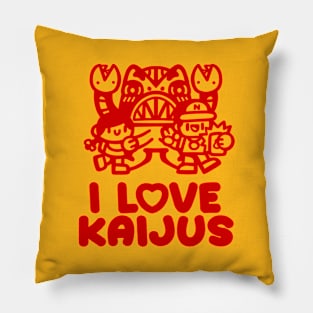 Kaijus just need friends III Pillow