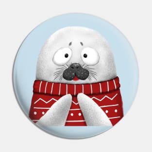 Cute Silly Seal Pin