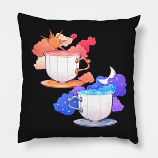 Sun and Moon Teas Pillow