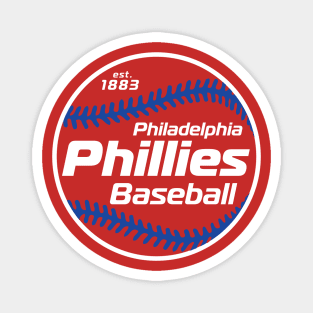 Phillies 80s Retro Ball Magnet