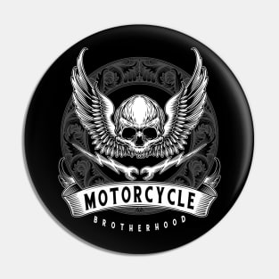 Motorcycle Skull Head Pin