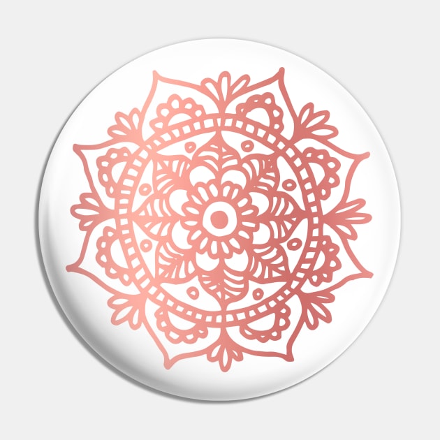 Rose Gold Mandala New 2020 Pin by julieerindesigns