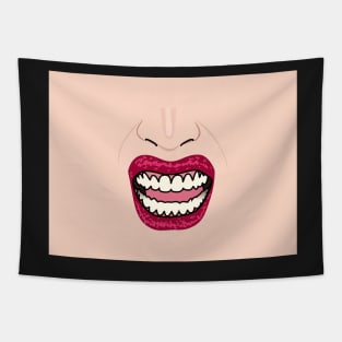 Sasha Velour Mouth Tapestry