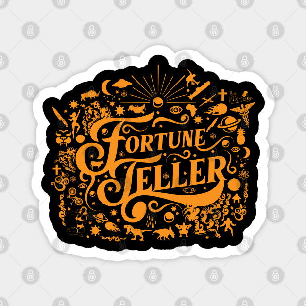 Vintage Fortune Teller Magnet by CTShirts