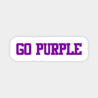 Color Wars- Go Purple Magnet