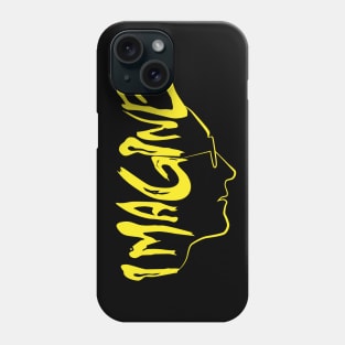 Imagine yellow Phone Case