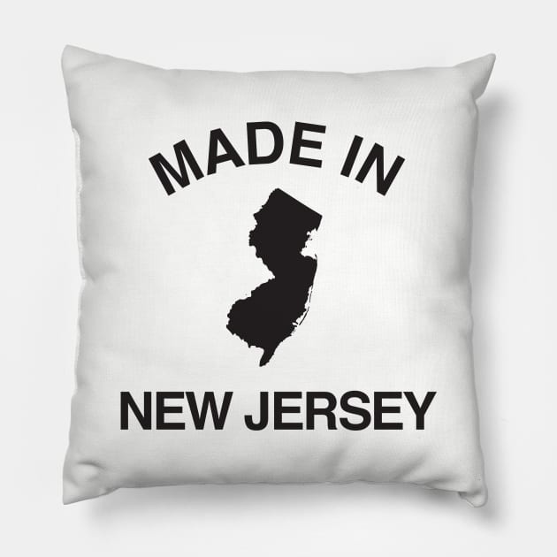 Made in New Jersey Pillow by elskepress