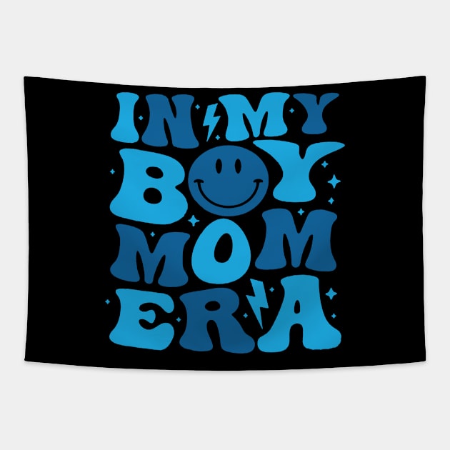 In My Boy Mom Era Shirt, Funny Mothers Day Tapestry by QuortaDira