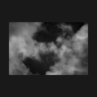 Clouds 12 In Black and White T-Shirt