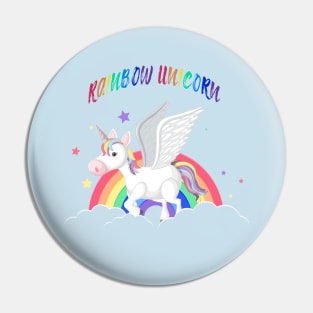 Rainbow Unicorn Pin