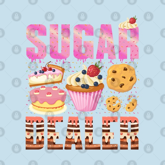 Sugar Dealer - a cake decorator design by FoxyDesigns95