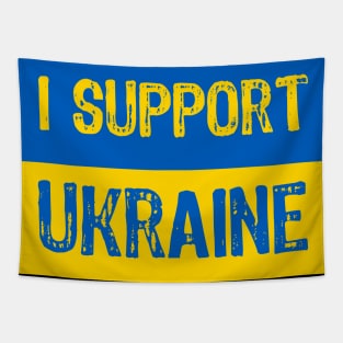 I Support Ukraine Tapestry