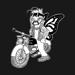 Butterfly Biker Bro T-Shirt