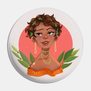 Woman and Nature Pin