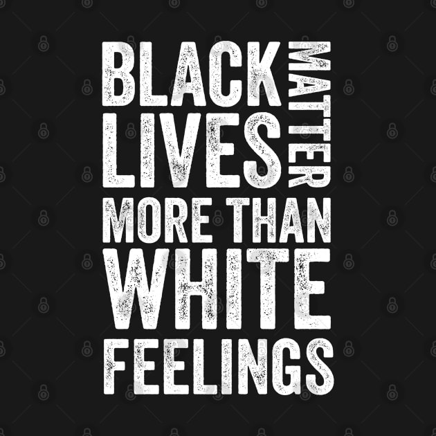 Black lives matter more than white feelings by dianoo