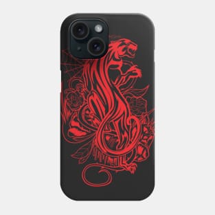 Panther - Red Phone Case