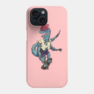 Dilophosaurus Skates Phone Case