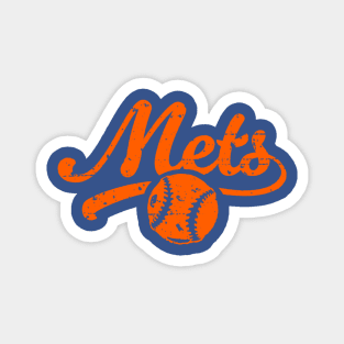 Retro Mets Magnet