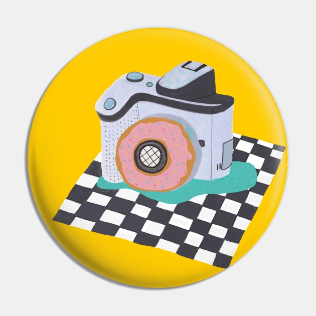 Doughnut Camera Pin by Eomji