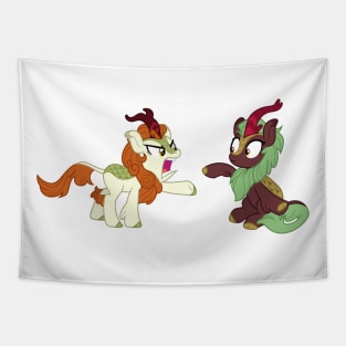 Autumn Blaze mad at Cinder Glow Tapestry