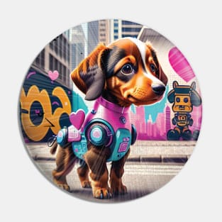 Robo Dachshund. Pin