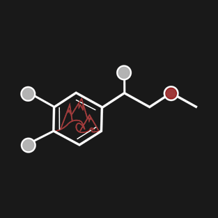 adrenaline molecule, mountains and sea T-Shirt