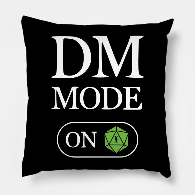 DM Mode ON Pillow by Shadowisper