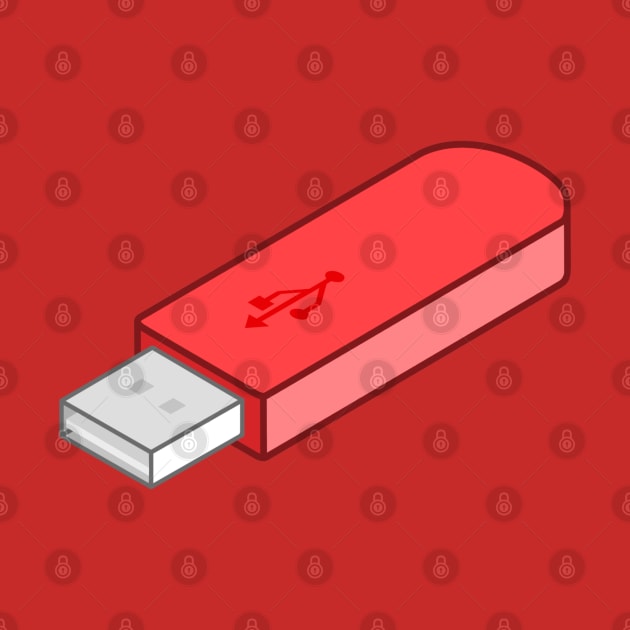 Red Usb by Lollik