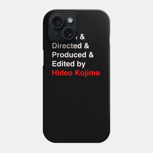 By Hideo Kojima Phone Case by PoliticallyIncorrect