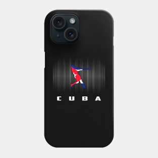 Cuba Retro Baseball Design I Love Cuban Men Women Phone Case