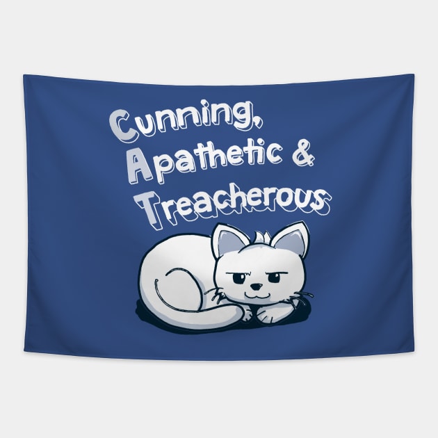 Purrsonality Traits Tapestry by bakaprod