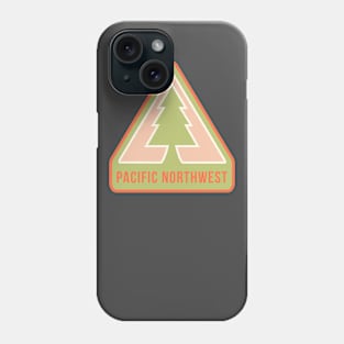 Pacific Northwest - tree - triangle Phone Case