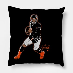 Justin Fields Superstar Pose Pillow