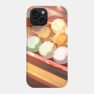 Delicous Japanese Food Dango - Anime Wallpaper Phone Case
