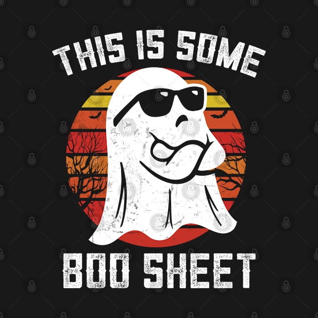 Funny This Is Some Boo-Sheet Halloween Ghost Costume by Funnyology