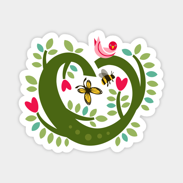 Valentine Magnet by AdrianaStore