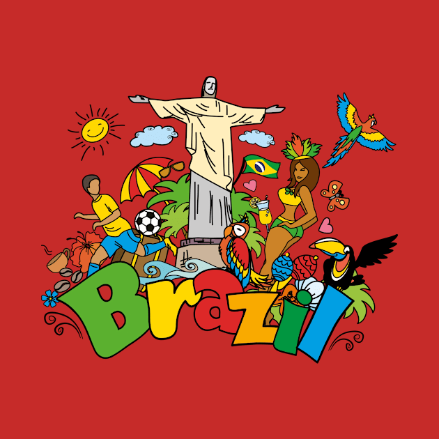 Brazil doodle design by naum