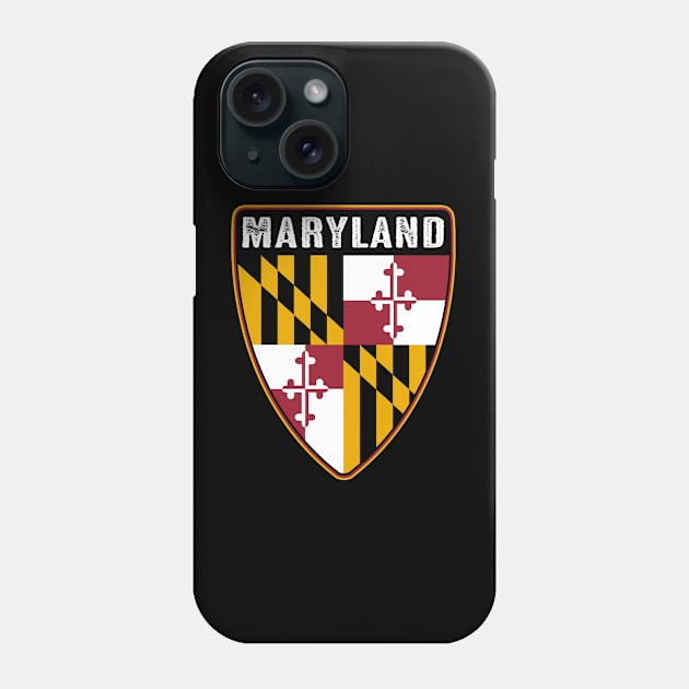 Maryland Shield Phone Case by Jared S Davies