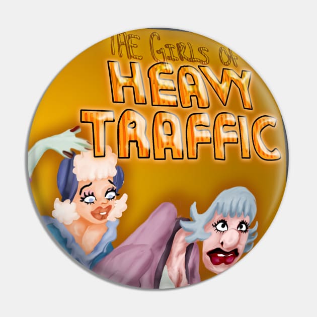 Heavy Traffic Pin by Flowersintheradiator